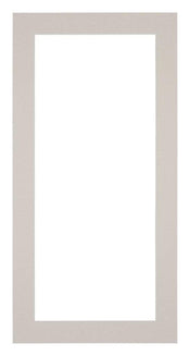 Passepartout Dimensione Cornice 45x80 cm - Formato Immagine 40x70 cm - Granito Grigio