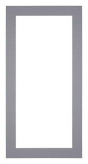 Passepartout Dimensione Cornice 20x40 cm - Formato Immagine 13x18 cm - Grigio