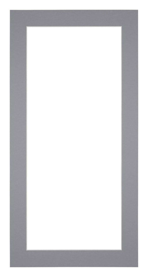 Passepartout Dimensione Cornice 20x40 cm - Formato Immagine 13x18 cm - Grigio