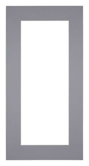 Passepartout Dimensione Cornice 40x70 cm - Formato Immagine 30x45 cm - Grigio