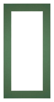 Passepartout Dimensione Cornice 40x70 cm - Formato Immagine 30x60 cm - Foresta Verde