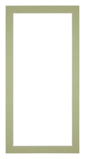 Passepartout Dimensione Cornice 40x80 cm - Formato Immagine 35x75 cm - Menta Verde