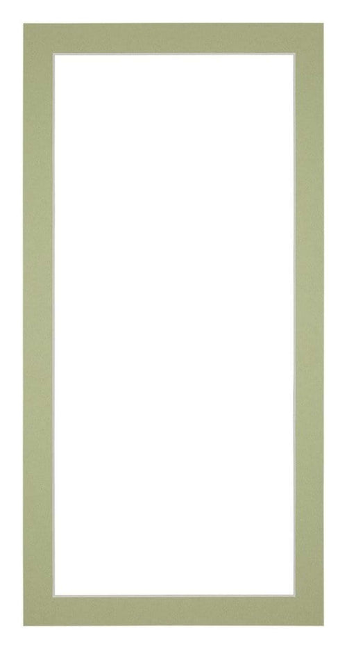 Passepartout Dimensione Cornice 40x80 cm - Formato Immagine 35x75 cm - Menta Verde