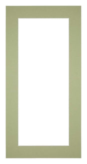 Passepartout Dimensione Cornice 40x80 cm - Formato Immagine 30x70 cm - Menta Verde