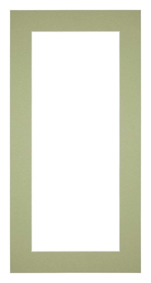 Passepartout Dimensione Cornice 40x80 cm - Formato Immagine 30x70 cm - Menta Verde