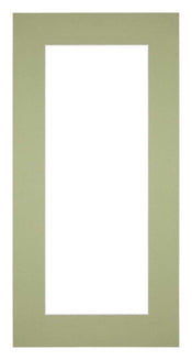 Passepartout Dimensione Cornice 40x70 cm - Formato Immagine 30x45 cm - Menta Verde