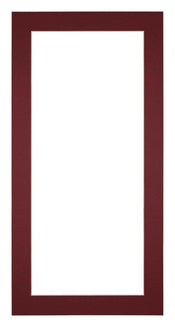 Passepartout Dimensione Cornice 20x40 cm - Formato Immagine 13x18 cm - Vino Rosso