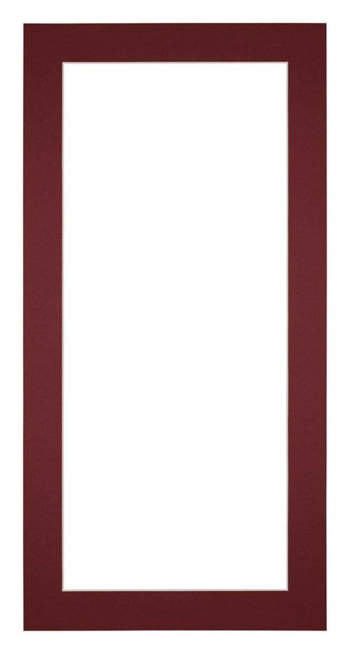 Passepartout Dimensione Cornice 20x40 cm - Formato Immagine 13x18 cm - Vino Rosso