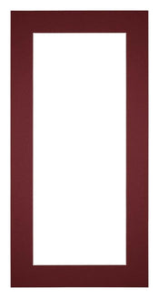 Passepartout Dimensione Cornice 40x70 cm - Formato Immagine 30x60 cm - Vino Rosso