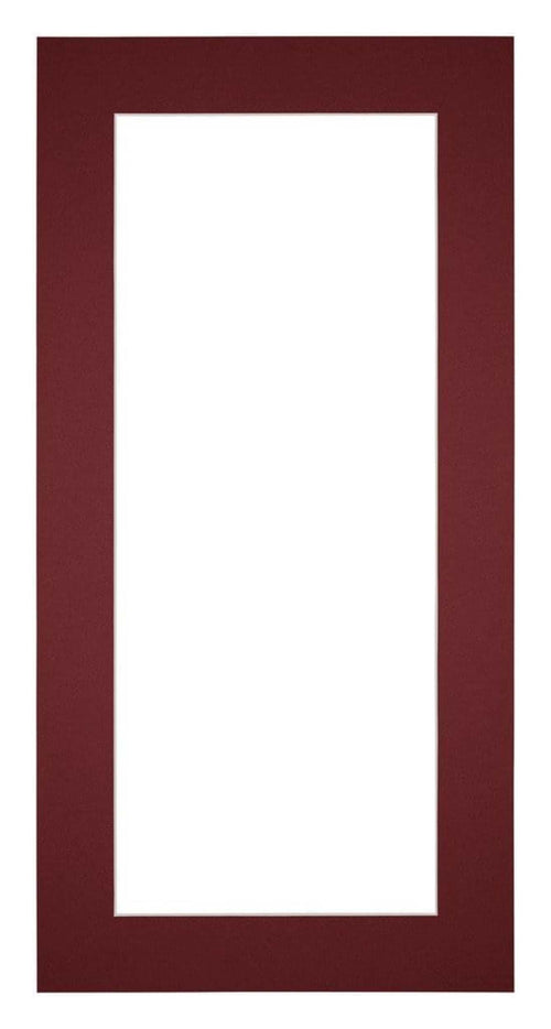 Passepartout Dimensione Cornice 40x70 cm - Formato Immagine 30x60 cm - Vino Rosso