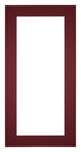 Passepartout Dimensione Cornice 40x70 cm - Formato Immagine 30x60 cm - Vino Rosso