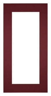 Passepartout Dimensione Cornice 40x70 cm - Formato Immagine 30x45 cm - Vino Rosso