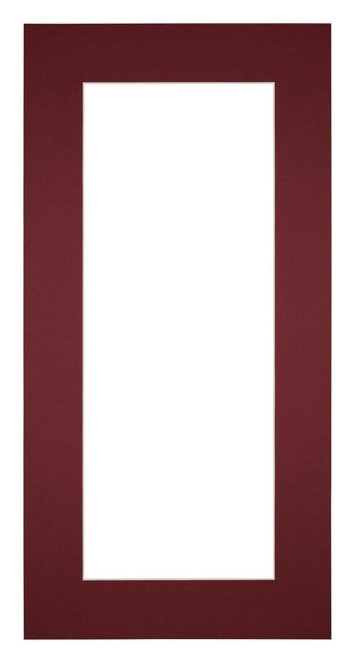 Passepartout Dimensione Cornice 40x70 cm - Formato Immagine 30x45 cm - Vino Rosso