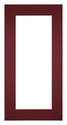 Passepartout Dimensione Cornice 40x70 cm - Formato Immagine 30x45 cm - Vino Rosso