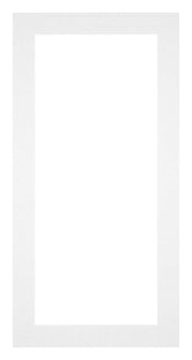 Passepartout Dimensione Cornice 45x80 cm - Formato Immagine 40x70 cm - Bianco