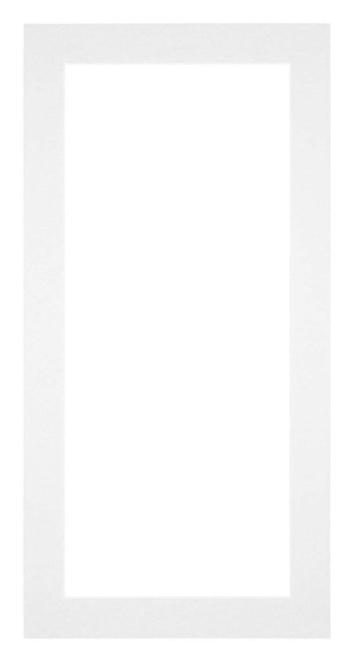 Passepartout Dimensione Cornice 45x80 cm - Formato Immagine 40x70 cm - Bianco