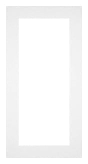 Passepartout Dimensione Cornice 40x70 cm - Formato Immagine 30x60 cm - Bianco