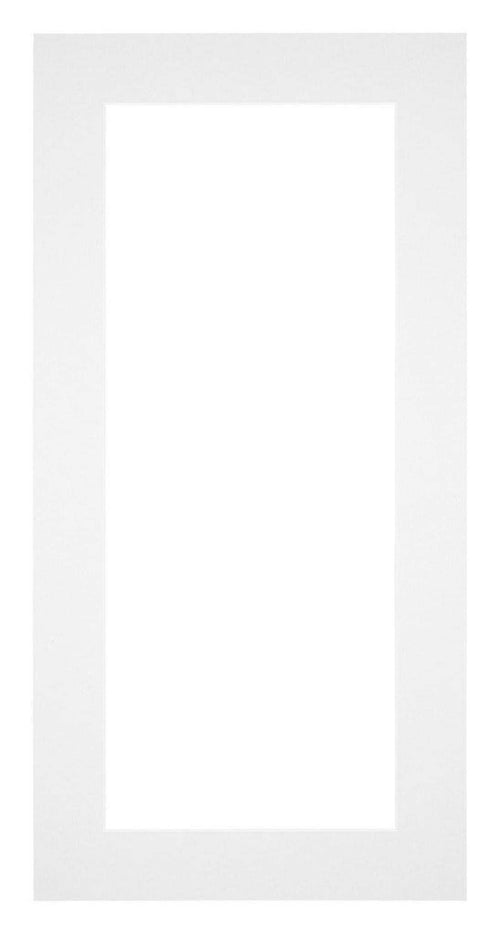 Passepartout Dimensione Cornice 40x70 cm - Formato Immagine 30x60 cm - Bianco