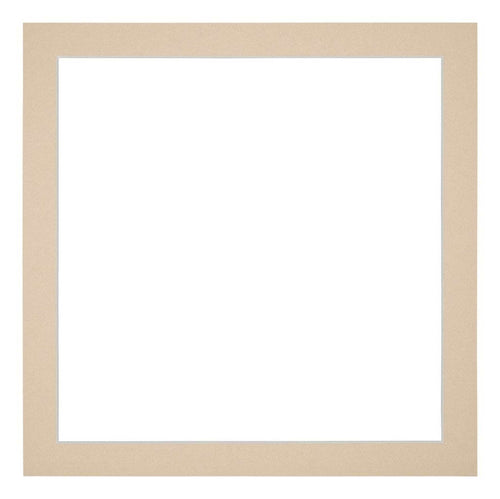 Passepartout Dimensione Cornice 35x35 cm - Formato Immagine 30x30 cm - Beige