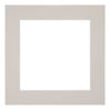 Passepartout Dimensione Cornice 70x70 cm - Formato Immagine 55x55 cm - Granito Grigio