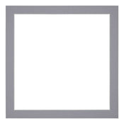 Passepartout Dimensione Cornice 45x45 cm - Formato Immagine 40x40 cm - Grigio