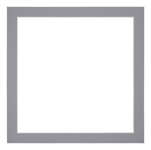 Passepartout Dimensione Cornice 45x45 cm - Formato Immagine 40x40 cm - Grigio