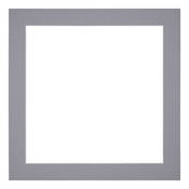 Passepartout Dimensione Cornice 20x20 cm - Formato Immagine 13x13 cm - Grigio