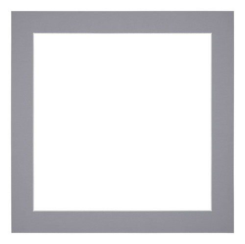 Passepartout Dimensione Cornice 20x20 cm - Formato Immagine 13x13 cm - Grigio