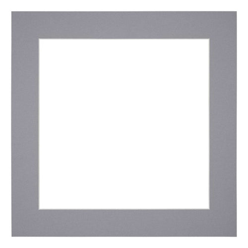 Passepartout Dimensione Cornice 45x45 cm - Formato Immagine 35x35 cm - Grigio