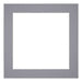 Passepartout Dimensione Cornice 45x45 cm - Formato Immagine 35x35 cm - Grigio