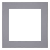 Passepartout Dimensione Cornice 45x45 cm - Formato Immagine 30x30 cm - Grigio