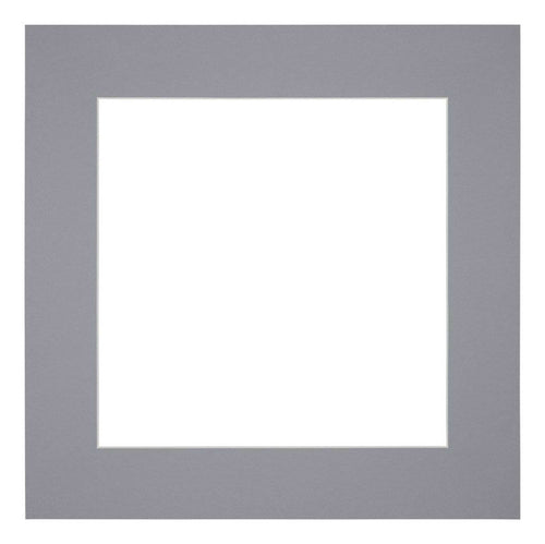 Passepartout Dimensione Cornice 45x45 cm - Formato Immagine 30x30 cm - Grigio