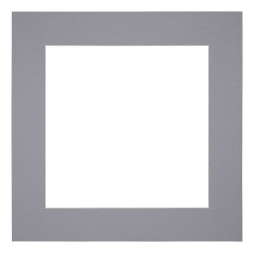 Passepartout Dimensione Cornice 25x25 cm - Formato Immagine 13x13 cm - Grigio