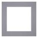 Passepartout Dimensione Cornice 50x50 cm - Formato Immagine 30x30 cm - Grigio