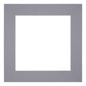 Passepartout Dimensione Cornice 30x30 cm - Formato Immagine 15x15 cm - Grigio