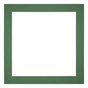 Passepartout Dimensione Cornice 20x20 cm - Formato Immagine 13x13 cm - Foresta Verde