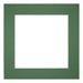 Passepartout Dimensione Cornice 40x40 cm - Formato Immagine 20x20 cm - Foresta Verde