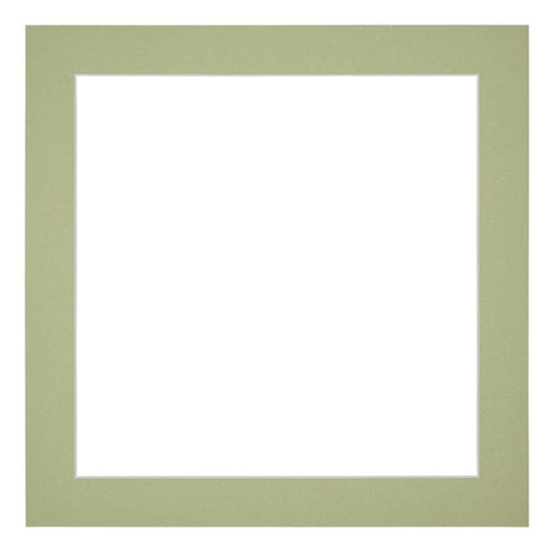 Passepartout Dimensione Cornice 20x20 cm - Formato Immagine 13x13 cm - Menta Verde