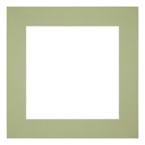 Passepartout Dimensione Cornice 70x70 cm - Formato Immagine 55x55 cm - Menta Verde