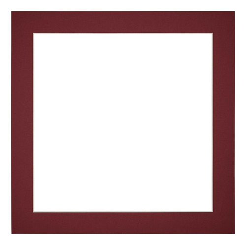 Passepartout Dimensione Cornice 20x20 cm - Formato Immagine 13x13 cm - Vino Rosso