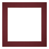 Passepartout Dimensione Cornice 50x50 cm - Formato Immagine 40x40 cm - Vino Rosso