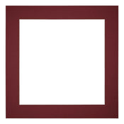 Passepartout Dimensione Cornice 30x30 cm - Formato Immagine 20x20 cm - Vino Rosso