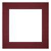 Passepartout Dimensione Cornice 25x25 cm - Formato Immagine 13x13 cm - Vino Rosso