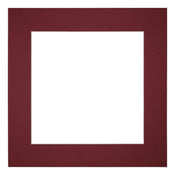 Passepartout Dimensione Cornice 30x30 cm - Formato Immagine 15x15 cm - Vino Rosso