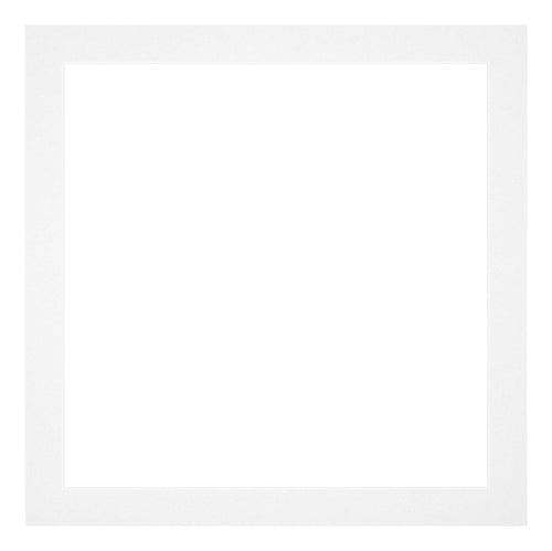 Passepartout Dimensione Cornice 35x35 cm - Formato Immagine 30x30 cm - Bianco