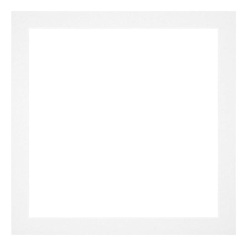 Passepartout Dimensione Cornice 60x60 cm - Formato Immagine 55x55 cm - Bianco