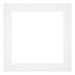 Passepartout Dimensione Cornice 35x35 cm - Formato Immagine 25x25 cm - Bianco