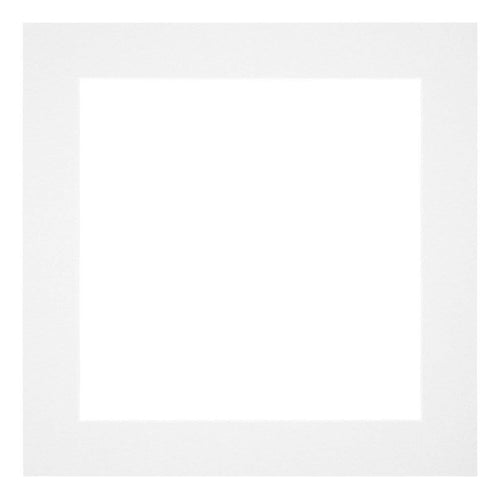 Passepartout Dimensione Cornice 60x60 cm - Formato Immagine 50x50 cm - Bianco