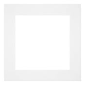 Passepartout Dimensione Cornice 40x40 cm - Formato Immagine 20x20 cm - Bianco