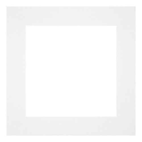 Passepartout Dimensione Cornice 40x40 cm - Formato Immagine 20x20 cm - Bianco